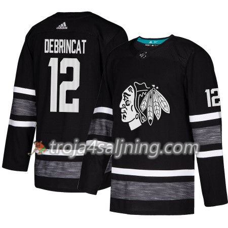 Chicago Blackhawks tröja Alex DeBrincat 12 Svart 2019 All-Star Adidas Authentic - NHL Tröjor Herr